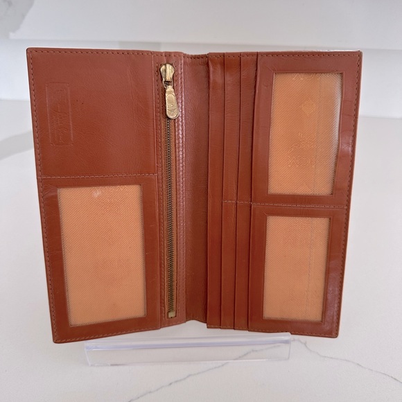 AUTH MCM Long Bifold Wallet Brown - Picture 3 of 9